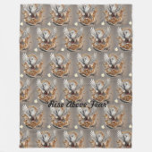 'Unchained Melody' Fleece Deken (Voorkant)