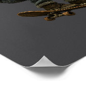 Unchained Skater Pitbull Graphic Art Skateboarding Poster (Hoek)