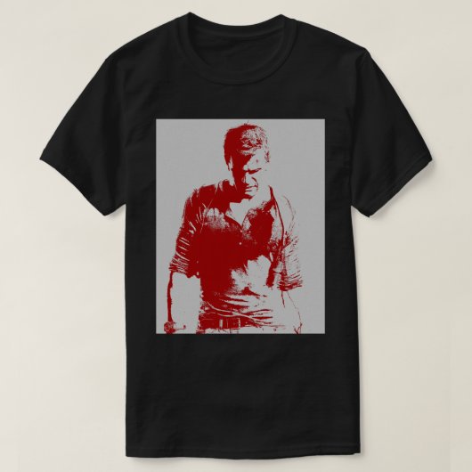 Uncharted Nathan Drake T-shirt (Design voorkant)