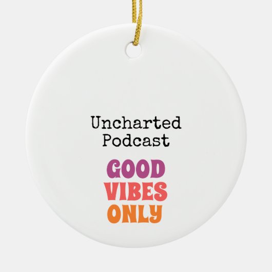 Uncharted Phone Case Keramisch Ornament (Voorkant)