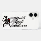 Unchecked Spirits Get Stronger - iPhone Case (Achterkant (horizontaal))