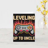 Uncle Art For Uncle Men From Niece Nephew First Ti Kaart (Gele Bloem)