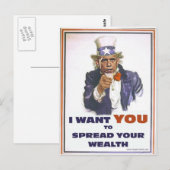 UNCLE BARACK WIL DAT U HET GEZONDHEID VERSPREID BRIEFKAART (Voorkant / Achterkant)