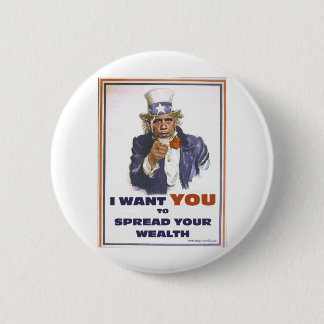 UNCLE BARACK WIL DAT U HET GEZONDHEID VERSPREID RONDE BUTTON 5,7 CM