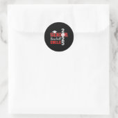 Uncle Baseball Senior 2025 CL van 2025 Afstuderen Ronde Sticker (Tas)