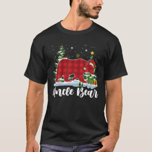 UNCLE BEER Mannen Rood Plaid Kerst Pyjama T Shirt