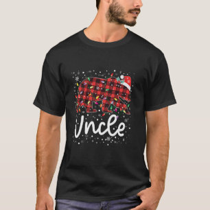 Uncle Beer Red Plaid Christmas Pajama Merry Xmas F T-shirt