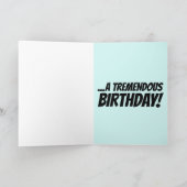 UNCLE BIRTHDAY KAART, DONALD TRUMP KAARTEN (Binnen)