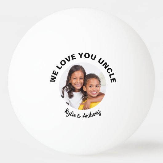 Uncle Custom Foto Pingpongbal (Achterkant)