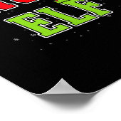 Uncle Elf Christmas Family Matching Group Xmas Unc Poster (Hoek)