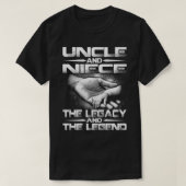 UNCLE en NIECE The Legend and the Legacy T-shirt (Design voorkant)