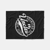 Uncle Est 2026 New Uncle Announcement Promoted To  Fleece Deken (Voorkant (Horizontaal))