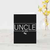 Uncle Est. 2026 New Uncle Promoted To Uncle Est. 2 Kaart (Gele Bloem)