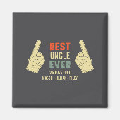 Uncle Ever Inting Finger Niece Nephew Names Magneet (Voorkant)