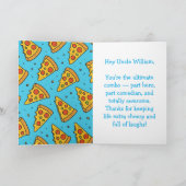 Uncle Fuel: Pizza, Jokes & Love  Greeting Card Kaart (Binnen)