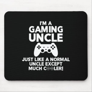Uncle Gamer Funny Gaming Video Game Shirten Muismat