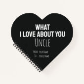 Uncle Gifts Cool Unique Modern For Him Trendy Notitieboek (Voorkant)