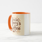 Uncle Henry's Coffee: Gezellig  Mok ontwerp (Voorkant links)