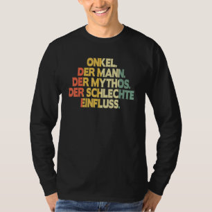 Uncle het Man van de mythe de legendarische retro T-shirt