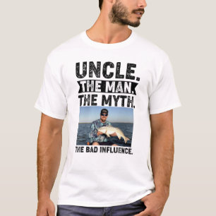 Uncle Humor Het Man De Mythe Fototemplate T-shirt