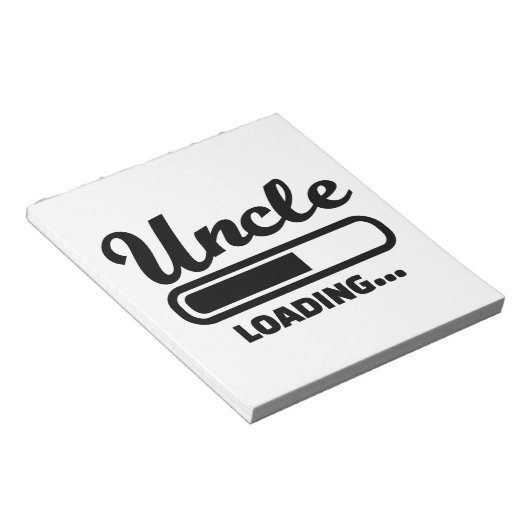 Uncle loading notitieblok (Schuin)