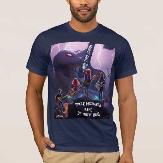 Uncle Michael's Band of Misfit Kinder T-shirt (Voorkant)