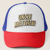 Uncle Modern Eenvoudige Cool Comic Trucker Pet (Voorkant)