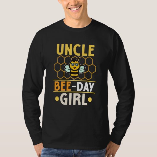 Uncle Of Bee Day Girl Honey Beekeeper Beekeeping G T-shirt (Voorkant)