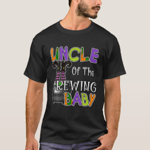 Uncle of Brewing Baby Halloween Thema Baby shower T-shirt
