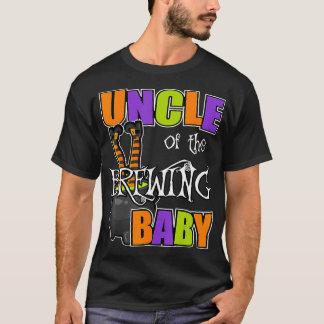 Uncle of Brewing Baby Halloween Thema Baby shower T-shirt