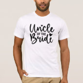 Uncle of the Bride T-shirt (Voorkant)