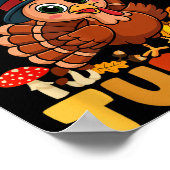 Uncle Of The Little Turkey Thanksgiving Baby Showe Poster (Hoek)