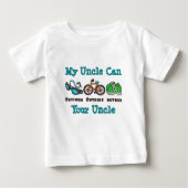 Uncle Outswim Outbike Triathlon Baby T-shirt (Voorkant)
