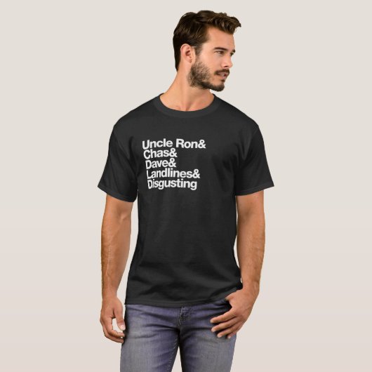 Uncle Ron T-shirt (Voorkant volledig)