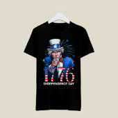 Uncle Sam 1776 Onafhankelijkheidsdag T-shirt