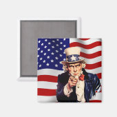 Uncle Sam 1 Magneet (Voorkant / Achterkant)