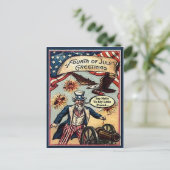 Uncle Sam 4e postkaart (Staand voorkant)