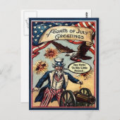 Uncle Sam 4e postkaart (Voorkant / Achterkant)