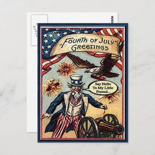 Uncle Sam 4e postkaart (Voorkant / Achterkant)