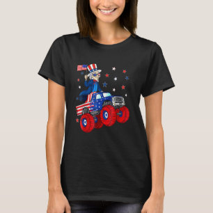 Uncle Sam 4th Juli Patriottische Amerika Onafhanke T-shirt