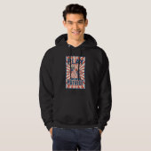 Uncle Sam 4th van juli Vrouwen Mannen Amerikaanse Hoodie (Voorkant volledig)