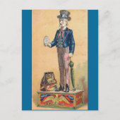 Uncle Sam Coin Bank Briefkaart (Voorkant)