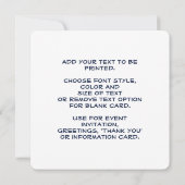 Uncle Sam Day Kaart (Achterkant)