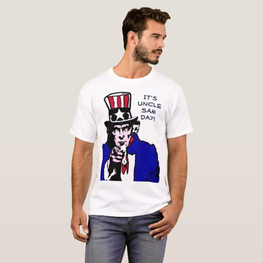 Uncle Sam Day T-shirt (Voorkant volledig)