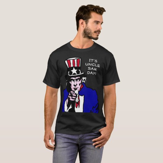 Uncle Sam Day T-shirt (Voorkant volledig)