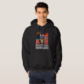 UNCLE SAM DOESN'T CARE SNOWFLAKES Funny American_4 Hoodie (Voorkant volledig)