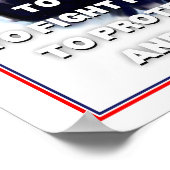 Uncle Sam Ik wil dat je wakker wordt Quote Poster (Hoek)