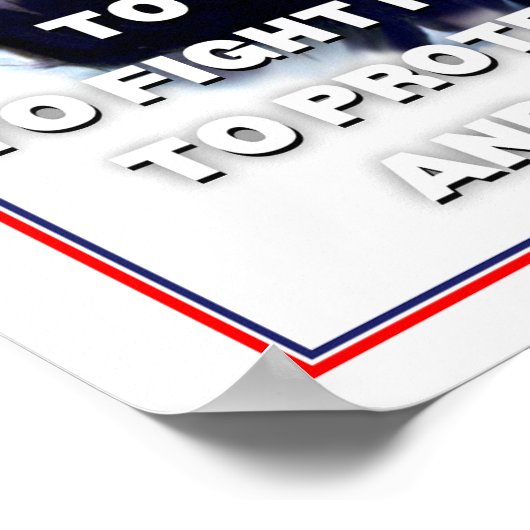 Uncle Sam Ik wil dat je wakker wordt Quote Poster (Hoek)