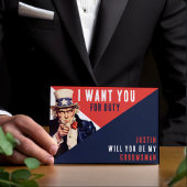 Uncle Sam, ik wil je Groomsman voorstel
