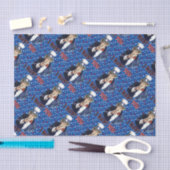 Uncle Sam Ik wil je met sterren en strepen Tissuepapier (Craft)